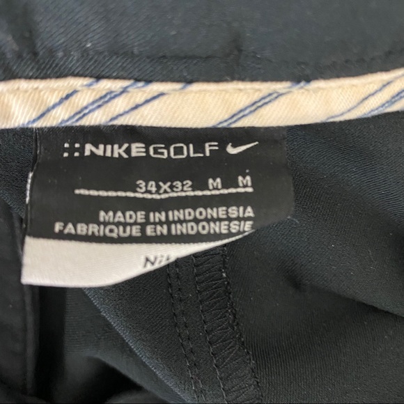 Men’s Nike Golf Black Slacks Size 34 x 32 - Picture 4 of 5